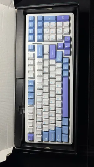Aula F99 wireless mechanical keyboard (Purple & white) كيبورد اولا لاسلكي و ميكانيكال(البنفسجي،ابيض