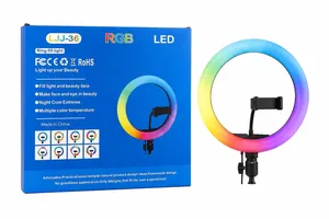 رينج لايت ملون مع ستاند ljj-36