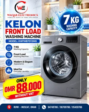 KELON 7KG FRONT LOAD WASHING MACHINE – BRAND NEW