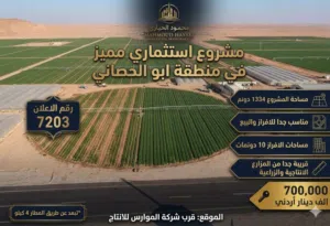 Mixed Use Land for Sale in Amman Airport Road - Manaseer Gs