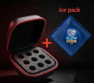 9 slot portable vial storage