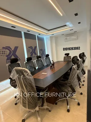 ترابيزة اجتماعات خشبmdfاسباني ميتينج روم/ Meeting room/ Meeting tableاثاث مكتبي