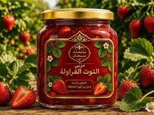 مربى الفراولة الإيراني المنزلي الفاخر