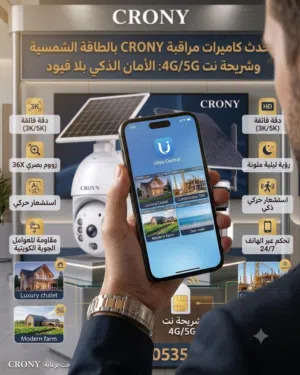 كاميرا مراقبة واي فاي او بشريحة نت