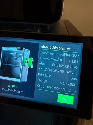 Creality K2 Plus 3D Printer with Filament & All Accessories