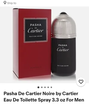 cartier EAU toilette pasha edition noire 100ml