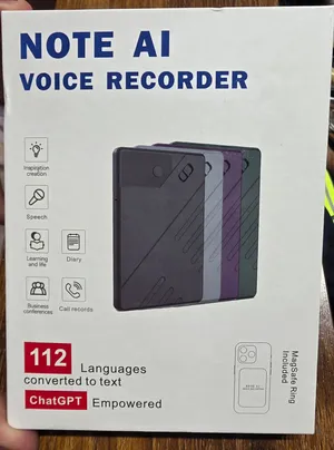 مسجل صوت مدعوم بالذكاء الاصطناعي Note AI Voice Recorder