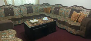 فرصة ممتازة! طقم كنب كورنر (Corner) فخم وكبير للبيع