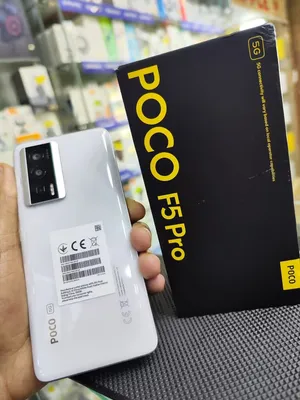 جهاز مستعمل poco F5 pro ram 12 giga 256 اغراضة والكرتونة الاصلية متوفر توصيل