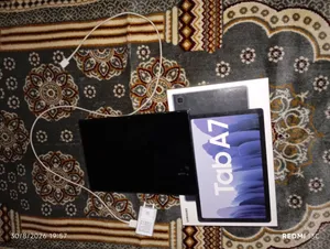 Samsung Galaxy Tab A7 شاشة كبيرة (10.4 بوصة) صوت استريو مجسم (Quad Speakers)  بطارية قوية أداء سلس