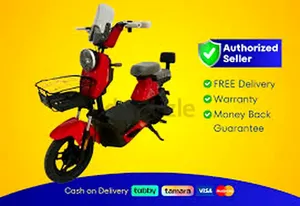 Wind Horse Electric Scooter 500W 45KM Range 40KM Speed, M6 - Red