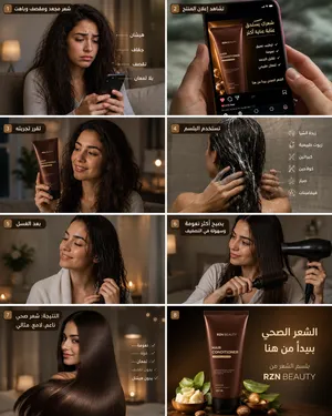 بلسم للشعر   من أول استخدام....... ستشعرين بالفرق فى كل خصله  كل مكوناته طبيعيه بدون مواد كيميائية
