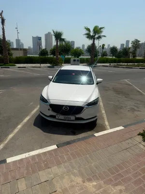 Mazda 6 model 2023 5 seats  screen white colour سياره مازدا 6 حديثه اقتصاديه بها شاشه 5 راكب