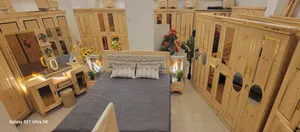 غرفة نوم سويدي ملكي أناقة تبهرك من أول نظرة تصميم ملكي يجمع بين جودة الخشب وروعة التفاصيل بسعر مميز