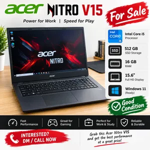 Acer Nitro V 15 Gaming Laptop – i5 / RTX 4050 / 16GB RAM / 512GB SSD