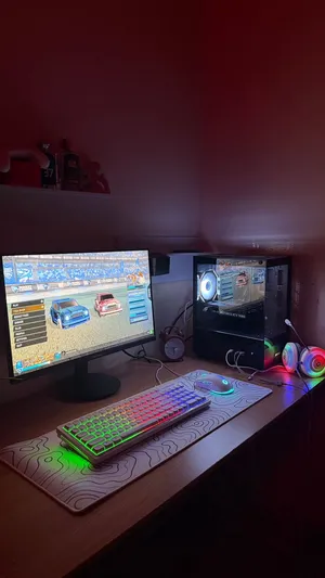 سيت اب كامل Pc جيمنج كرت RTX5060  أستعمال يومين فقط نظييف فرصه
