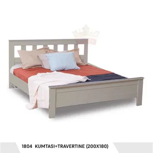 سرير خشبي مزدوج مصنوع في تركيا والصين ماليزيا DOUBLE WOODEN BED MADE IN TURKEY CHINA MALYSIA