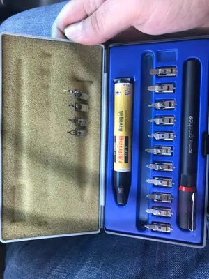 للبيع مجموعة rotring graphs set of 15 nibs الشهيرة كالجديدة تماماً