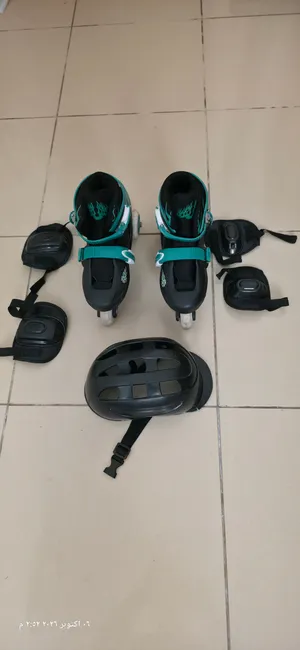 Kids Roller inline skate adjustable 32 upto 36 size زلاجة رولر سكيت للاطفال قياس 32 حتى 36