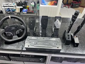 طقم محاكاة قيادة احترافي ستيرنج Moza r5 Racing (ستيرينغ، دعاسات، هاندبريك وشيفت)