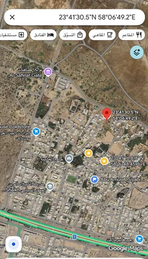 للبيع أرض سكنية مميزة في ولاية السيب – منطقة الغشيبة