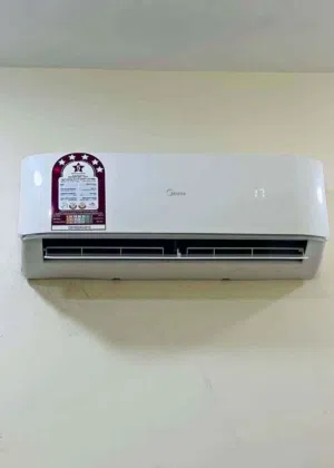 midea split ac 1ton for sale excellent condition