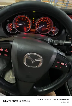 2012 Mazda 6 Sedan Black GCC Specs with Electric Mirrors and Cruise Control