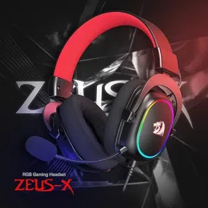 Redragon H510 Zeus-X RGB Wired Gaming Headset - 7.1 Surround Sound سماعة ريدراجون اصلية مكفولة