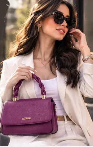 حقيبة كتف Catwalk بنفسجي حجم صغير