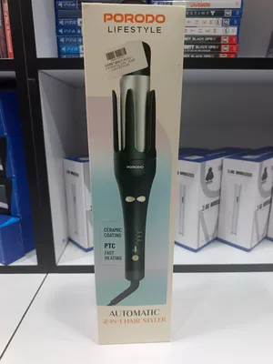 مصفف وشعر أوتوماتيكي 2 في 1 من بوردو (Porodo Automatic 2-in-1 Hair Styler)