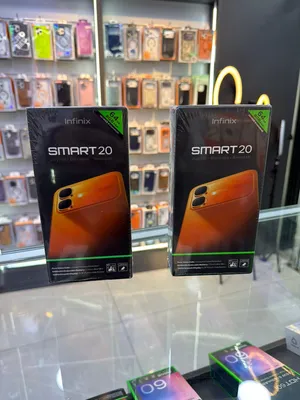 Infinix smart 20 4ram /64 GB new انفينيكس سمارت 20 4رام /64 جيجا جدي مسكر بلكرتونه كفاله الوكيل الرس
