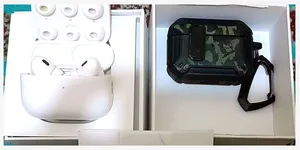 سماعات AirPods Pro 2 (USB-C) مستعملة نظيفة مع العلبة وأطقم أطراف جديدة