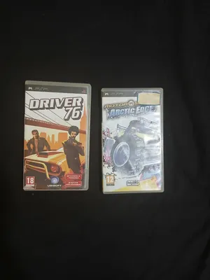 ألعاب PSP أصليّة بحالة ممتازة (Driver 76 / MotorStorm Arctic Edge / Gran Turismo)
