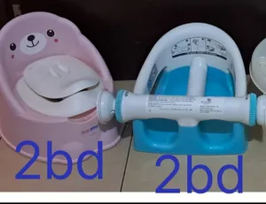 baby potty + baby bathchair both 4bd