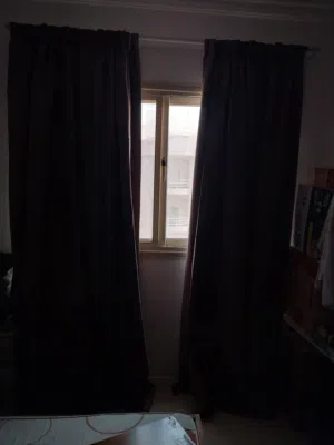 2 pec curtains blackout