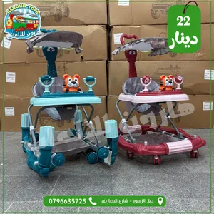 كراجة / عربة تعليم مشي وموسيقى نخب اول تناسب عمر من 3 اشهر الي 1 سنه حسب حجم الطفل . توصيل متوفر