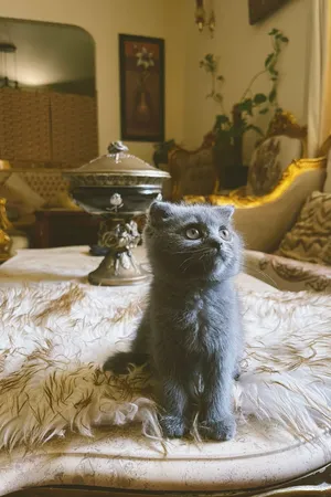 Scottish Fold Blue 800 AED سكوتش فولد بلو اصلي
