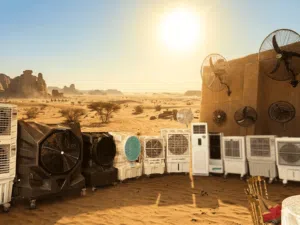 Industrial, Portable, Evaporative Air Cooler for sale and rental  Rental UAE
