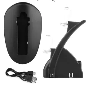 Dual USB Charging Stand Dock for PS4 Controllers Gamepad Slim & Pro قاعدة شحن يد بلايستيشن