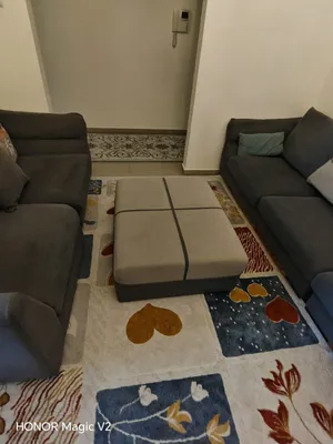 Sofa Bed LShap Gray Color