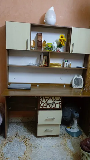 مكتب دراسي مقعدين بحاله ممتاز للبيع