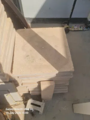 garden concrete tiles
