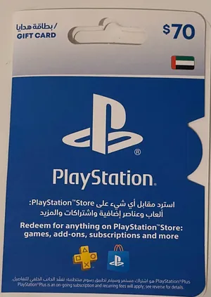 Playstation gift card. Value:70 usd dollars