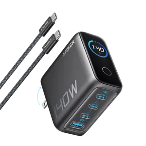 Anker Charger (140W, 4-Port, PD 3.1) with USB-C Cable