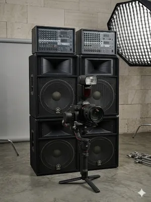 Sony Camera & Yamaha Audio Equipment Set for Sale