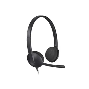 سماعة رأس Logitech H340، Headset USB، سماعة كمبيوتر للمكالمات والعمل