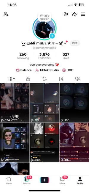 tiktok account