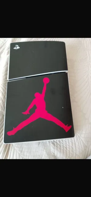 Ps5 slim digital with 2 controllers and stickers
