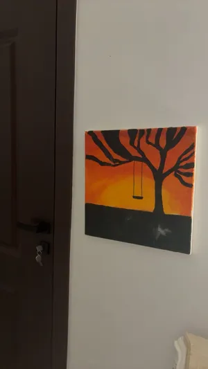 لوحه مرسومه بشكل جميل و نضيف و كبير big painting nice paint job neat and clean