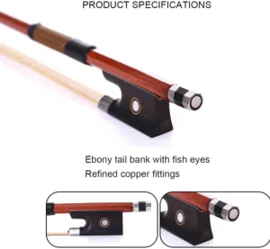 قوس كمان ابانوس – Violin Bow 4/4 Abanos